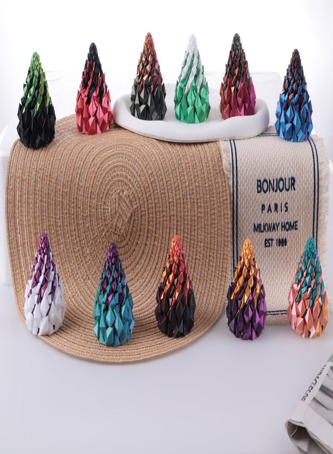 Yonaso 2 Pack Impossible Cone,Spiral Cone Fidget Toys - Christmas Pine Cone Design with 2-Tier Stackable Spirals,3D Printed Desk Decor for Anxiety Relief, Cool Office Gift Set for Adults&Kids - Image 5